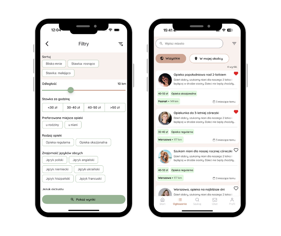 Chat and Booking Screen